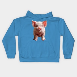 A Walking Pig Kids Hoodie